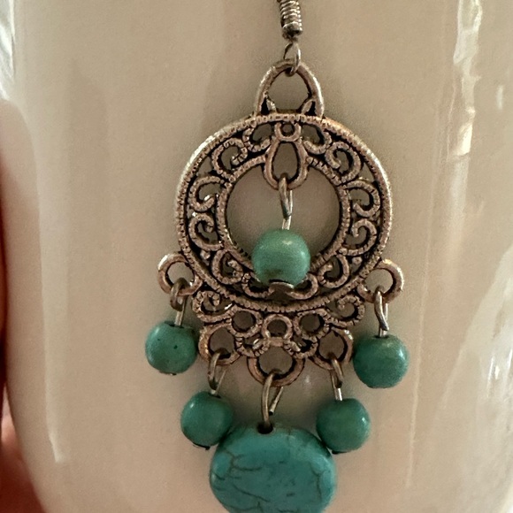 Moroccan Berber Designed Earrings - Picture 3 of 6